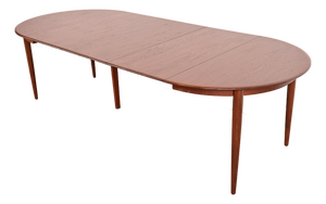 Skovmand & Andersen for Moreddi Danish Modern Teak Extension Dining Table, Newly Refinished