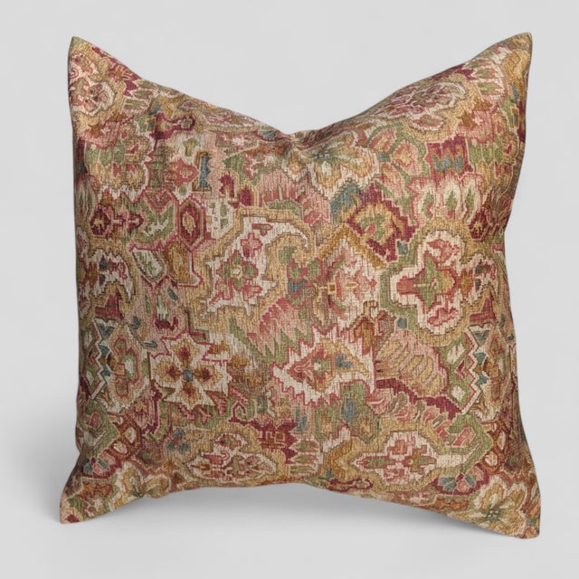 2020s Custom Made Southwestern Navajo Style Robert Allen Designs Pillow Covers- A Pair For Sale - Image 5 of 10