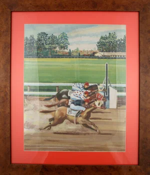 "Three Horse Photo Finish"