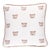 Schumacher x Marie-Chantal Bear Print 14" Pillow in Ivory For Sale