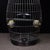 Black Vintage Hardwood Birdcage With Mother-of-Pearl Inlay and Porcelain Cups For Sale - Image 8 of 9