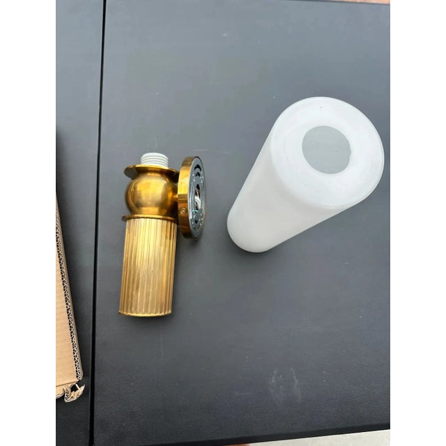 Corbett Lighting Ronda Vintage Brass Light Wall Sconce - a Pair For Sale - Image 9 of 11