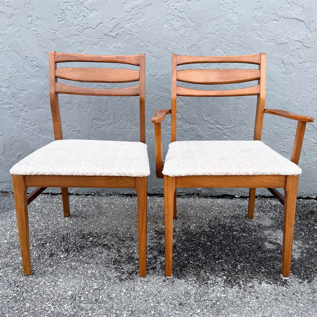 Mid-Century Modern Mid Century Modern Wooden Dining Chairs - Set of 6 For Sale - Image 3 of 11