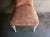 1950s Vintage Peaches and Cream Curved T-Back Chair For Sale - Image 4 of 5