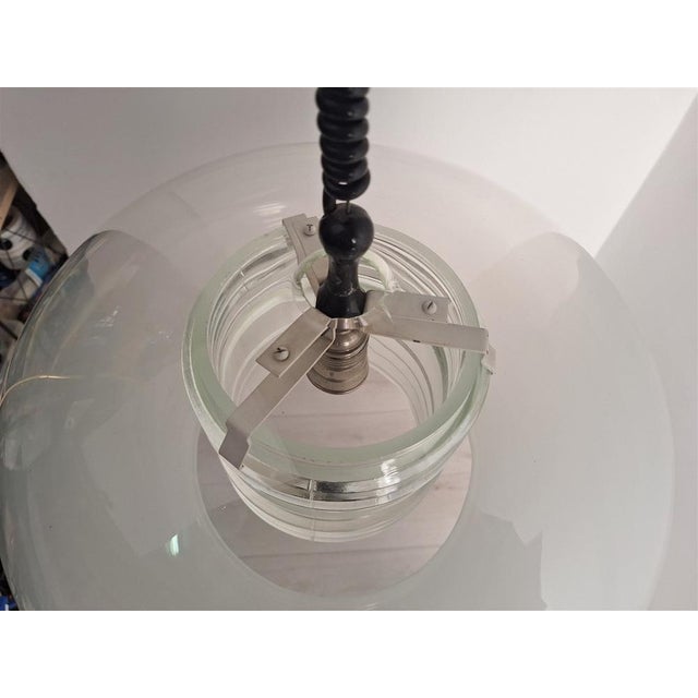 Model 2119 Chandelier with Shaded Glass by Gino Sarfatti for Arteluce, 1960s For Sale - Image 16 of 18