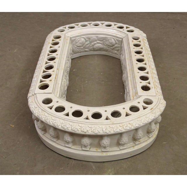 Early 20th Century Antique Early 20th Century Italian Creamware Modular Bough Pot Flower Frog Centerpiece For Sale - Image 5 of 13