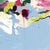 Textile Bubble Gum Island - Original Textural Bright Abstract Mixed Media Painting on Canvas by Amber Goldhammer For Sale - Image 7 of 9