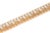 Contemporary Diamond 14k Two Tone Gold Wide Bar Link Bracelet For Sale - Image 3 of 6
