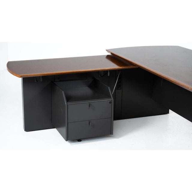 Large Artona Desk by Afra & Tobia Scarpa for Maxalto, 1970s For Sale - Image 17 of 18