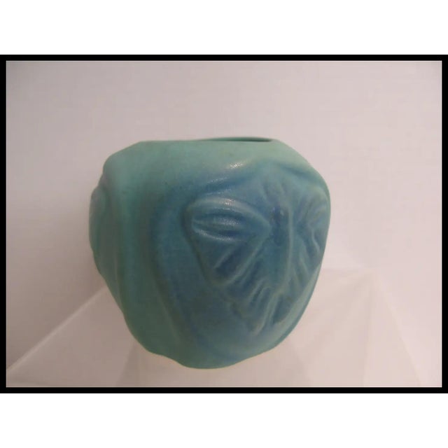 1920s Van Briggle Butterfly Vase Art Deco For Sale - Image 9 of 12