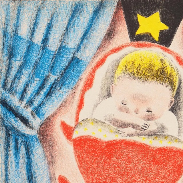 'Christopher' by Nura Ulreich, 1943, Art Deco Lithograph, Woman Artist, Salon D'Automne, Paris, Art Institute of Chicago For Sale - Image 4 of 7