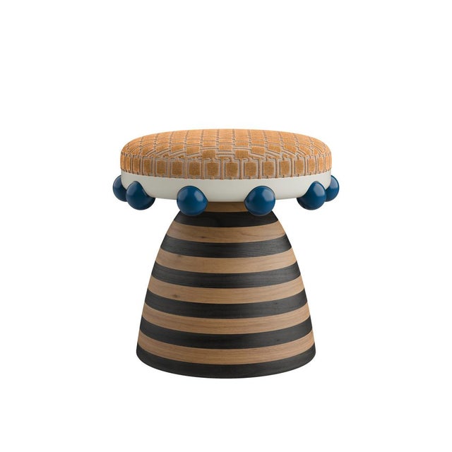 Wood Krom Mea Stool by Malabar For Sale - Image 7 of 10