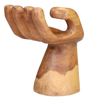 Mid-Century Modern Sculptural Hand Chair in the style of Pedro Friedeberg, 1970s