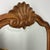 Vintage French Oak Wall Mirror with Ornate Shell Crest For Sale - Image 5 of 9