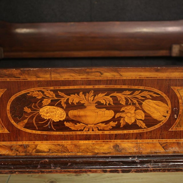 Wood Vintage Lombard Double Bed, 1950 For Sale - Image 7 of 13