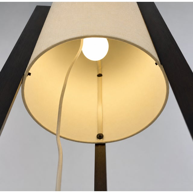 Mid Century Modern Floor Lamp | Mid Century Modern Danish Rocket Floor Lamp Attributed to Dame & Co., Denmark C. 1950’s For Sale In New York - Image 6 of 14