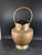 Mid 19th Century 19th Century Copper Water Pitcher Jig Double Spout Brass Base 16" For Sale - Image 5 of 10