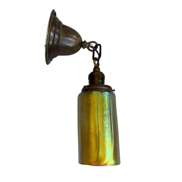 1990s Signed Lundberg Studios Art Glass Wall Scones - a Pair For Sale In Los Angeles - Image 6 of 9