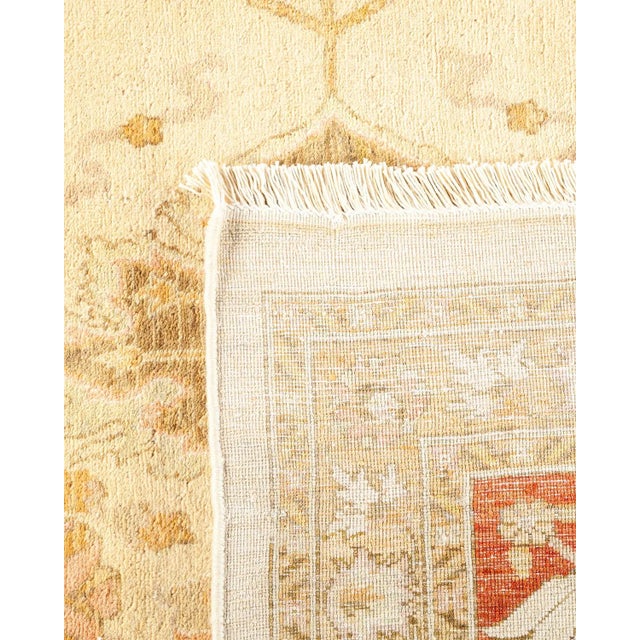 2000 - 2009 Mogul, One-of-a-Kind Hand-Knotted Area Rug - Ivory, 8' 2" x 10' 5" For Sale - Image 5 of 8