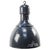 1950s Industrial Pendant Light in Dark Blue Enamel and Brass, 1950s For Sale - Image 5 of 5