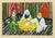 Mohamed Hamri Moroccan Modernist Folk Art Painting, the Unique Singer, 1977 For Sale In Los Angeles - Image 6 of 18