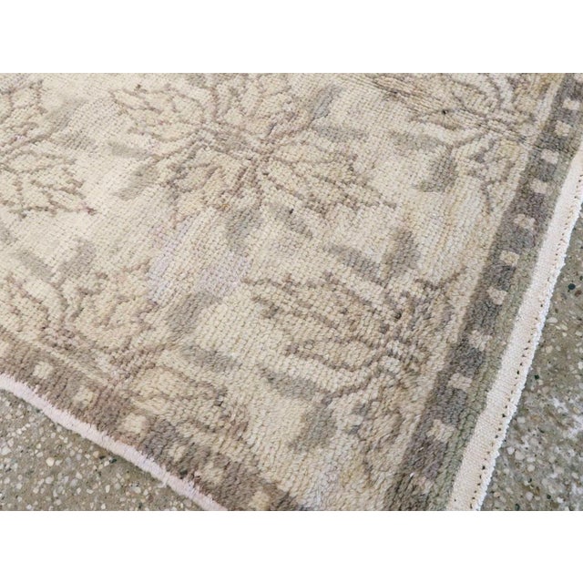 Mid 20th Century Galerie Shabab Collection Mid-20th Century Turkish Anatolian Throw Rug For Sale - Image 5 of 6