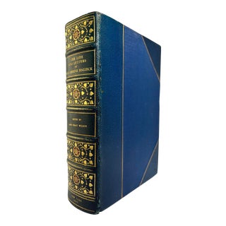 Mid 19th Century Blue Leather Volume, James Grant Wilson's the Life and Letters of Fitz-Greene Halleck - 1 Book. For Sale