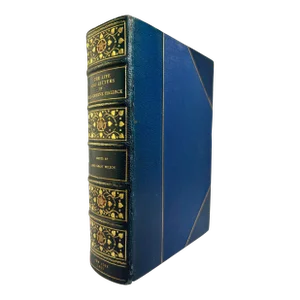 Mid 19th Century Blue Leather Volume, James Grant Wilson's the Life and Letters of Fitz-Greene Halleck - 1 Book.