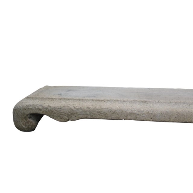 Late 19th Century 93" Long Low Garden Bench or Stepper For Sale In Greensboro - Image 6 of 9