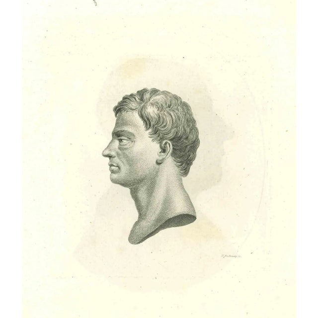 Baroque Thomas Holloway, Silhouette, Original Etching, 1810 For Sale - Image 3 of 3