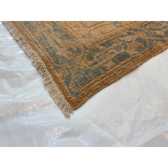 1980s Oushak , 10' X 13'10 For Sale - Image 4 of 4