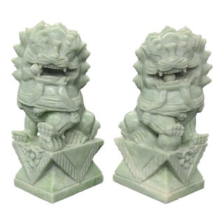 Mid 20th Century Foo Dog Bookends - a Pair For Sale