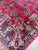 Red Antique Persian Mohajeran Sarouk Carpet, 8'7" × 12'4" For Sale - Image 8 of 11