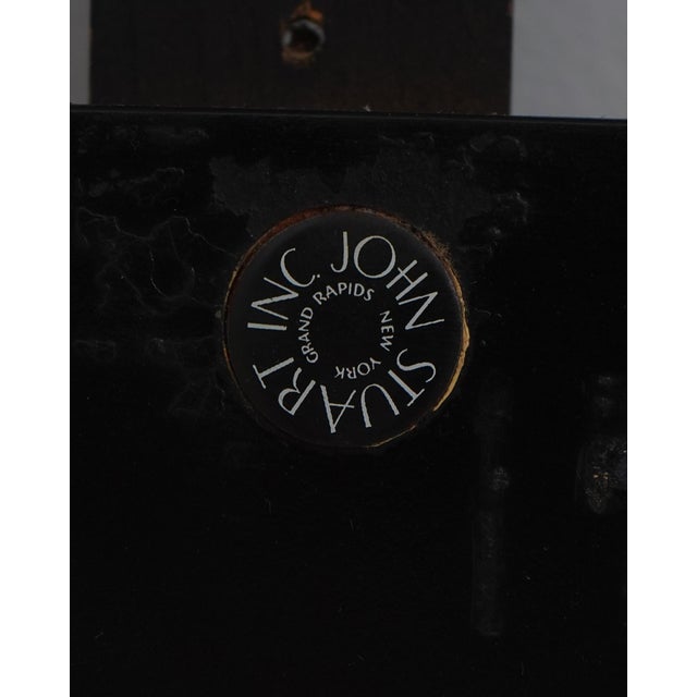 John Stuart Mid Century Modern Macassar King Size Headboard For Sale - Image 9 of 10