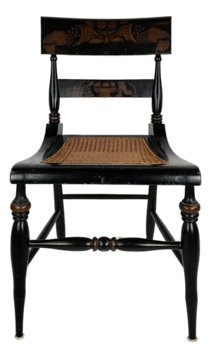 Late 19th Century Hitchcock Style Chair With Cane Seat