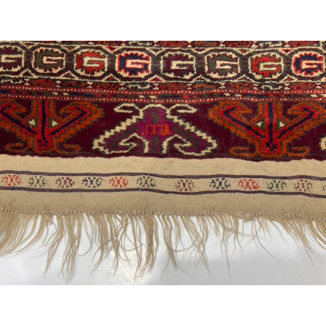 Asian Antique Antique Fine Turkmen Tribal Runner 2’11” X 8’11” For Sale - Image 3 of 14