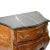 1950s Pair of French Style 3 Drawer Marble Top Nightstands For Sale - Image 4 of 4