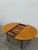Wood Vintage Mid Century Modern Teak Extendable Dining Table For Sale - Image 7 of 12