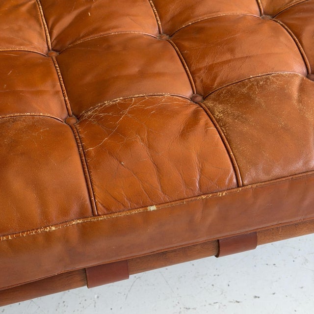Wood 1950s Barcelona Daybed by Mies Van Der Rohe for Knoll Associates For Sale - Image 7 of 12