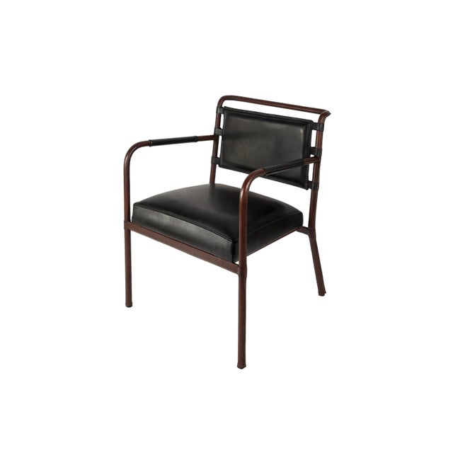 Leather Armchair by Jacques Adnet, 1950s For Sale - Image 11 of 11