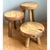 Vintage Wood Tripod Stools - Set of Three For Sale - Image 9 of 12