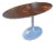 Oval Tulip Dining or Conference Table With Rosewood | Eero Saarinen for Knoll Style For Sale
