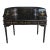 Vintage Black Lacquer Chinoiserie Carlton House Neoclassical Writing Desk For Sale