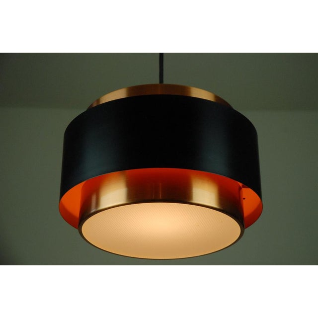Metal Saturn Pendant Light by Jo Hammerborg for Fog & Mørup, 1960s For Sale - Image 7 of 13