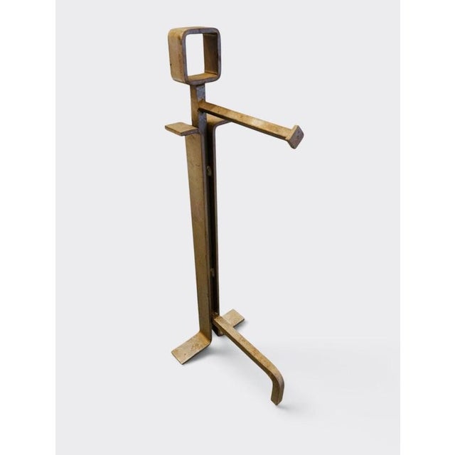 1960s Vintage Fireplace Tools in Cast Iron, 1960s, Set of 5 For Sale - Image 5 of 12
