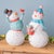 Whimsical Snowman Figurine (Set of 2) For Sale In Chicago - Image 6 of 6