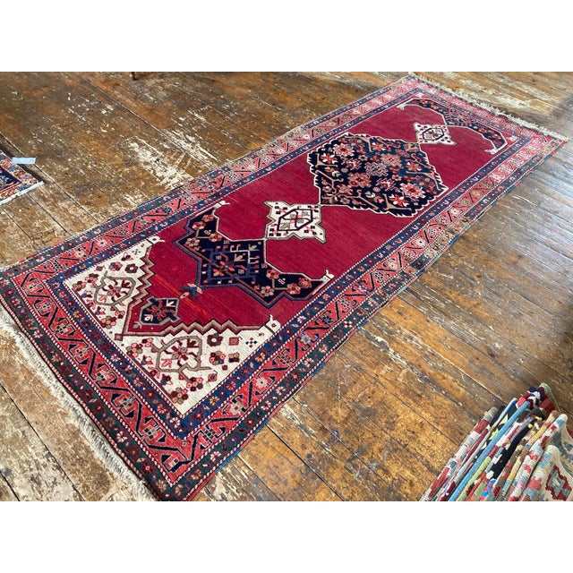Antique Karabakh Long Rug, 1890s For Sale - Image 4 of 18