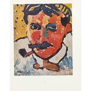 1950s After Maurice De Vlaminck "Portrait of Derain", Full-Color Print