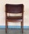 Wood Modern Teak and Brown Leather Armchairs in Erik Buch Style For Sale - Image 7 of 11