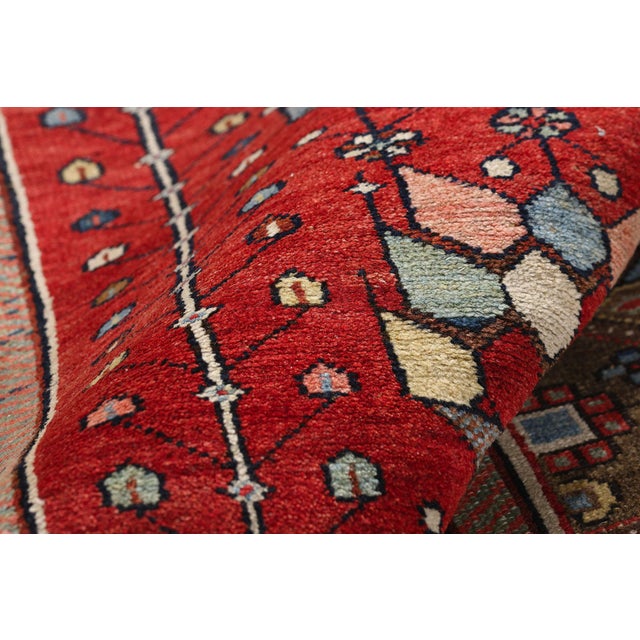 Antique Persian Malayer Rug, 02'10 X 03'10 For Sale In Dallas - Image 6 of 10